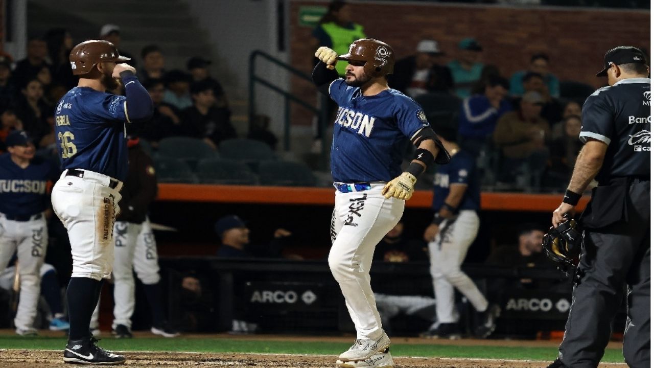 Tucson evita la barrida con blanqueada de 10-0 sobre Naranjeros en el Estadio Fernando Valenzuela