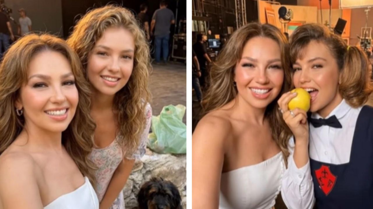 (VIDEO) La ‘Reina de las Telenovelas’ vuelve al pasado: Thalía se reúne con sus personajes de Televisa