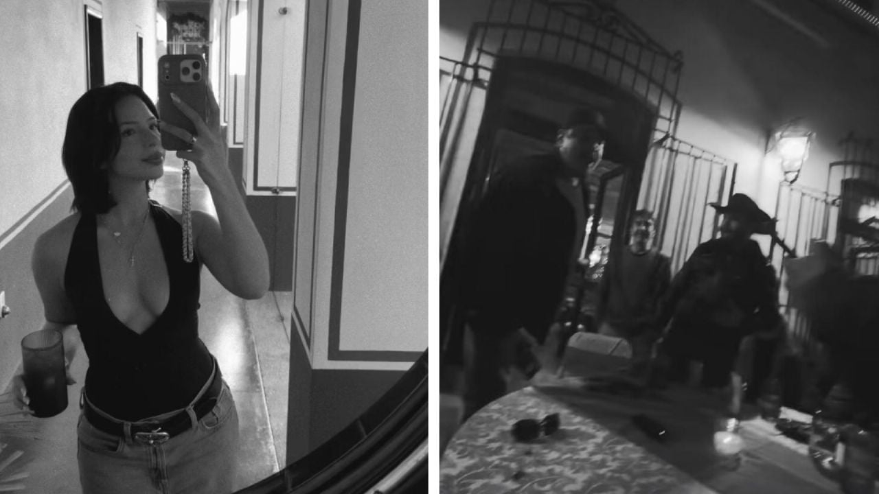 Ángela Aguilar presume momento familiar: Christian Nodal canta ‘El Chubasco’ con los Aguilar (VIDEO)