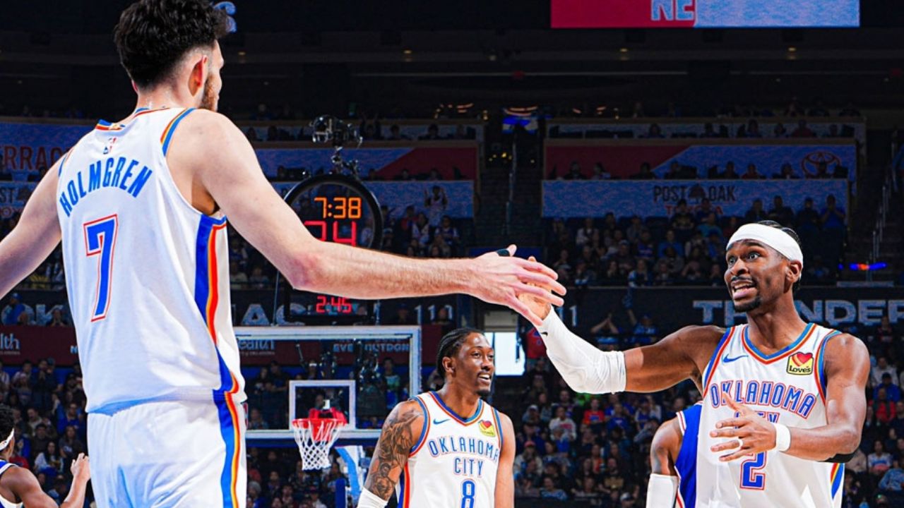 El Thunder pone fin a su racha adversa con una paliza sobre los Philadelphia 76ers