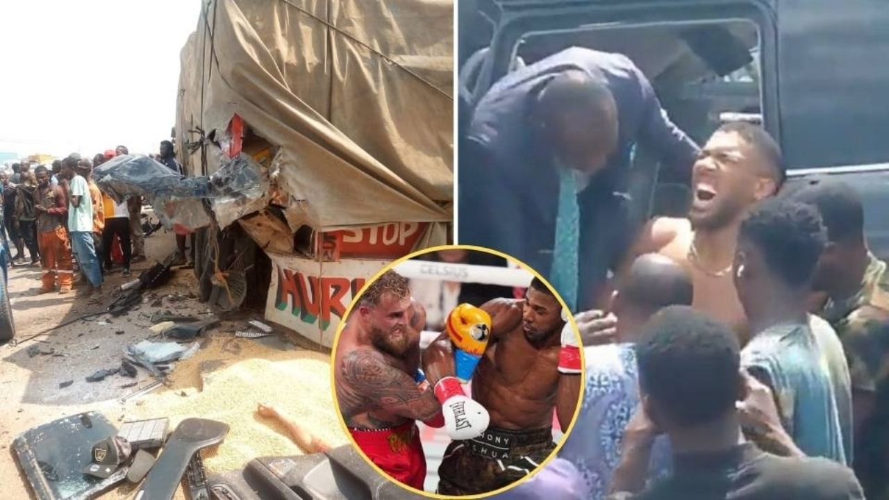 El boxeador Anthony Joshua sufre accidente automovilístico en Nigeria; dos personas murieron