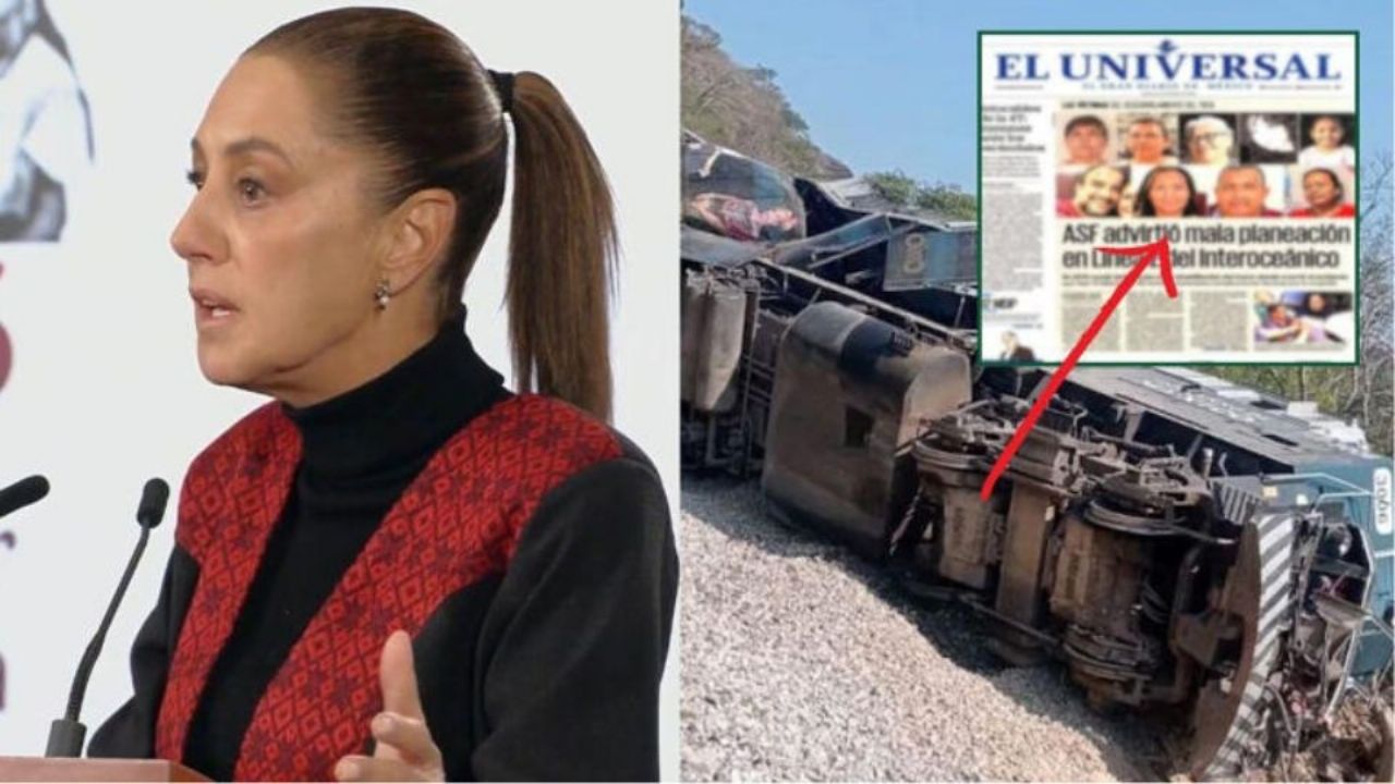 Sheinbaum critica portada de ‘El Universal’ sobre víctimas del Tren Interoceánico: Esto y más en Top 3 México