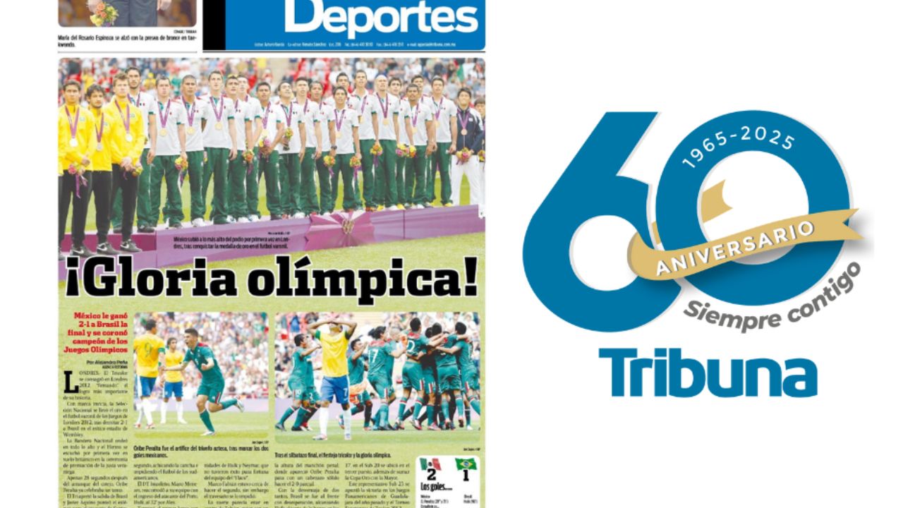 60 años, 60 historias: El Tri se baña en oro; alcanza la gloria olímpica