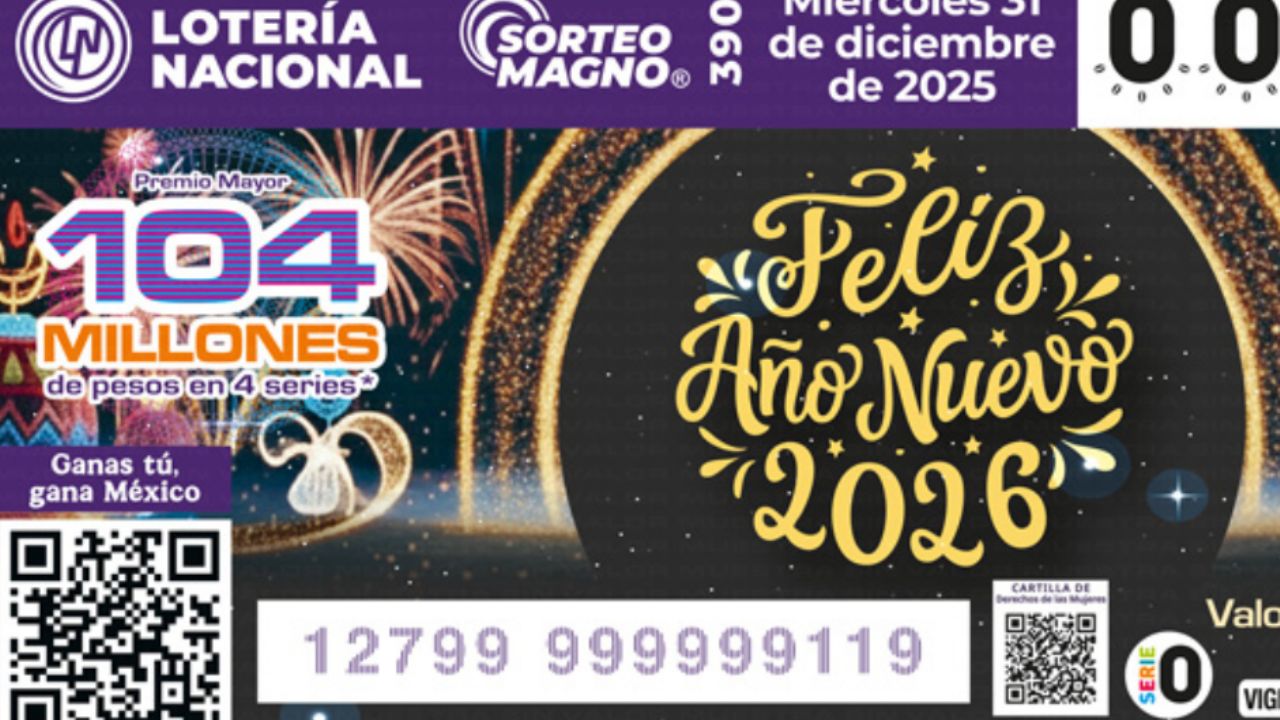 Lista COMPLETA de GANADORES del Sorteo Magno de Fin de Año de la Lotería Nacional de HOY, miércoles 31 de diciembre
