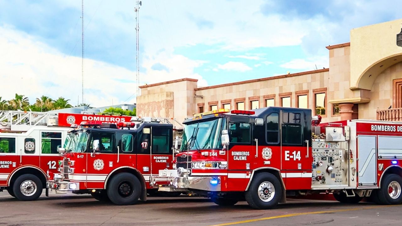 Bomberos de Ciudad Obregón atienden 18 servicios durante Nochevieja y Año Nuevo