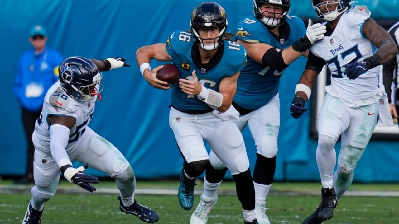 Los enrachados Jaguars aseguran el título de la AFC Sur con una paliza a los Titans