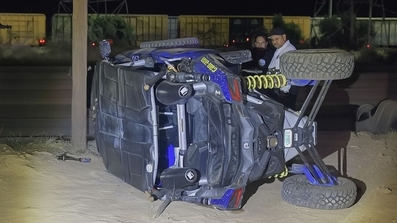 Jovencita de 17 años resulta lesionada tras accidente de razer en Empalme; fue hospitalizada