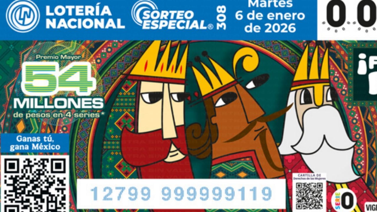 Lista de GANADORES de Lotería Nacional: Sorteo Especial 308, el Sorteo de Reyes de hoy 6 de enero