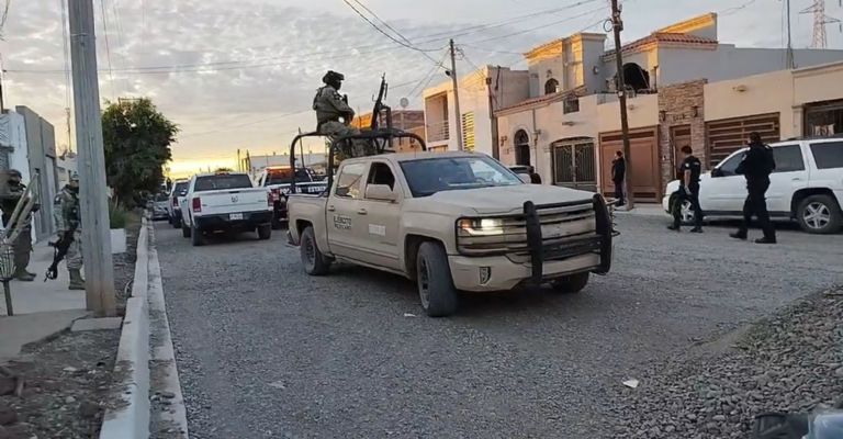 Se registra ataque armado en la colonia Prados de la Laguna, al poniente de Ciudad Obregón.