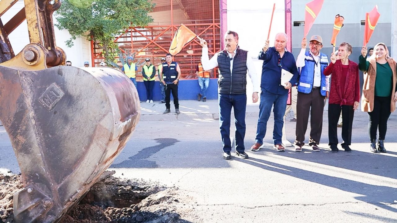 Arranca obra de colector en Ciudad Obregón; invierten 29 mdp que beneficiarán a 40 mil habitantes del sur