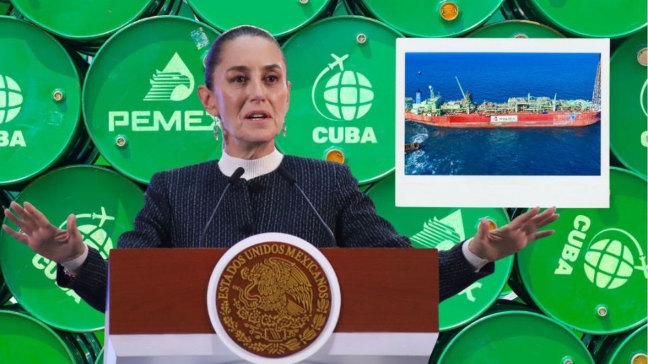 Sheinbaum aseguró que México no está enviando “más petróleo del que se había enviado históricamente” a Cuba