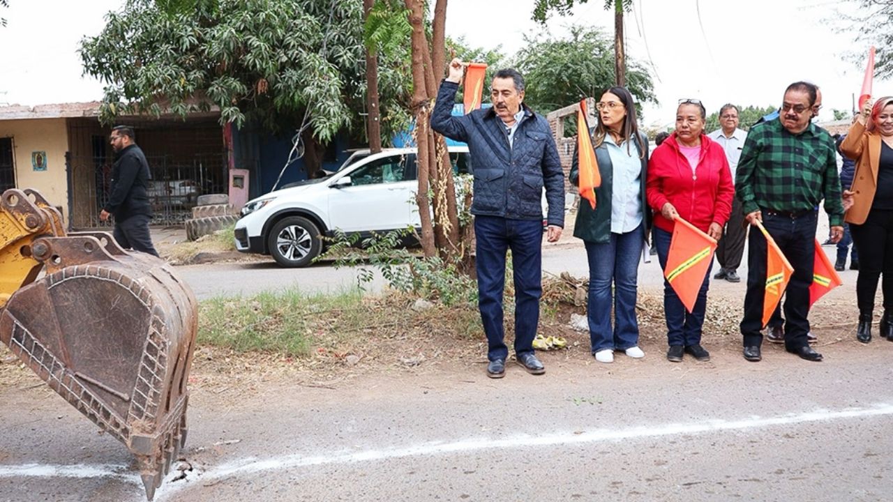 Lamarque Cano da banderazo de obra hidrosanitaria para beneficiar a 15 mil habitantes de Cajeme