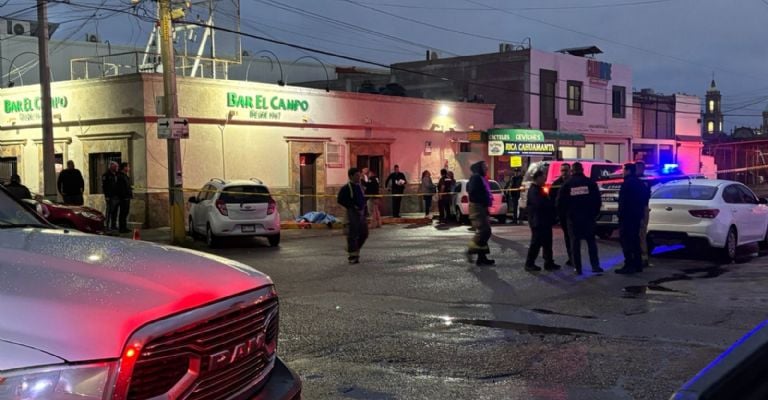 Hombre perdió la vida afuera de un bar de Hermosillo, Sonora.