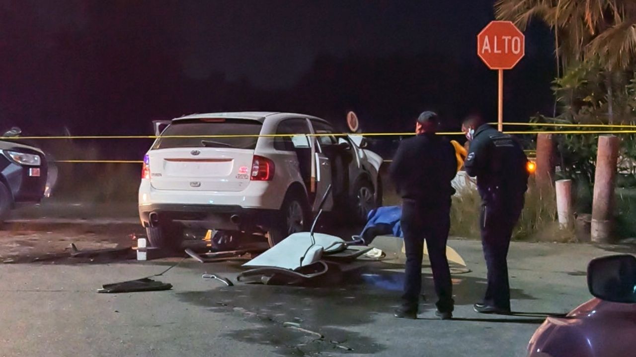 Fatal accidente vehicular en Navojoa: Muere una persona y cuatro más resultan lesionados