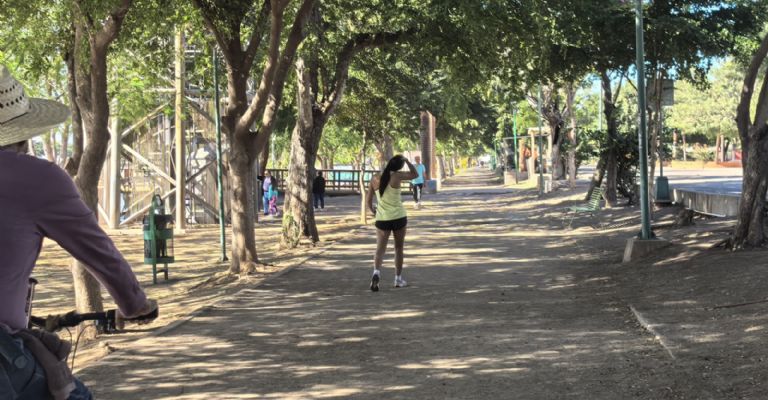 Laguna del Náinari sigue siendo el lugar preferido para ejercitarse al aire libre en Ciudad Obregón