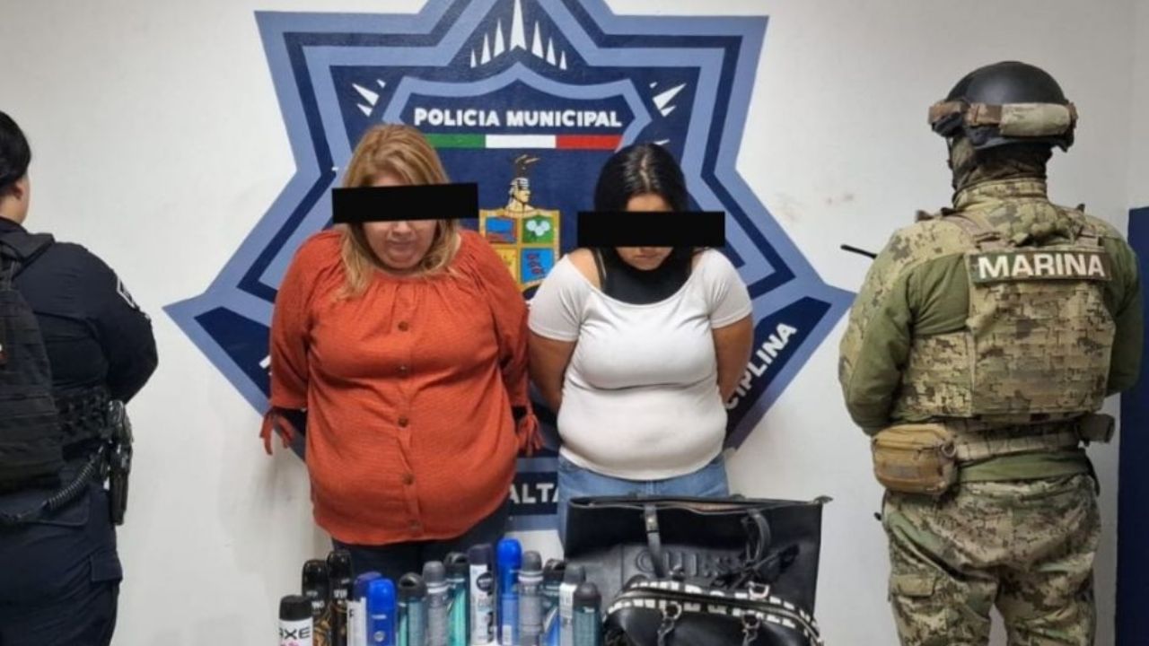 Por robar desodorantes y maquillaje, dos mujeres son detenidas en Ciudad Obregón; caen tres más por narcomenudeo