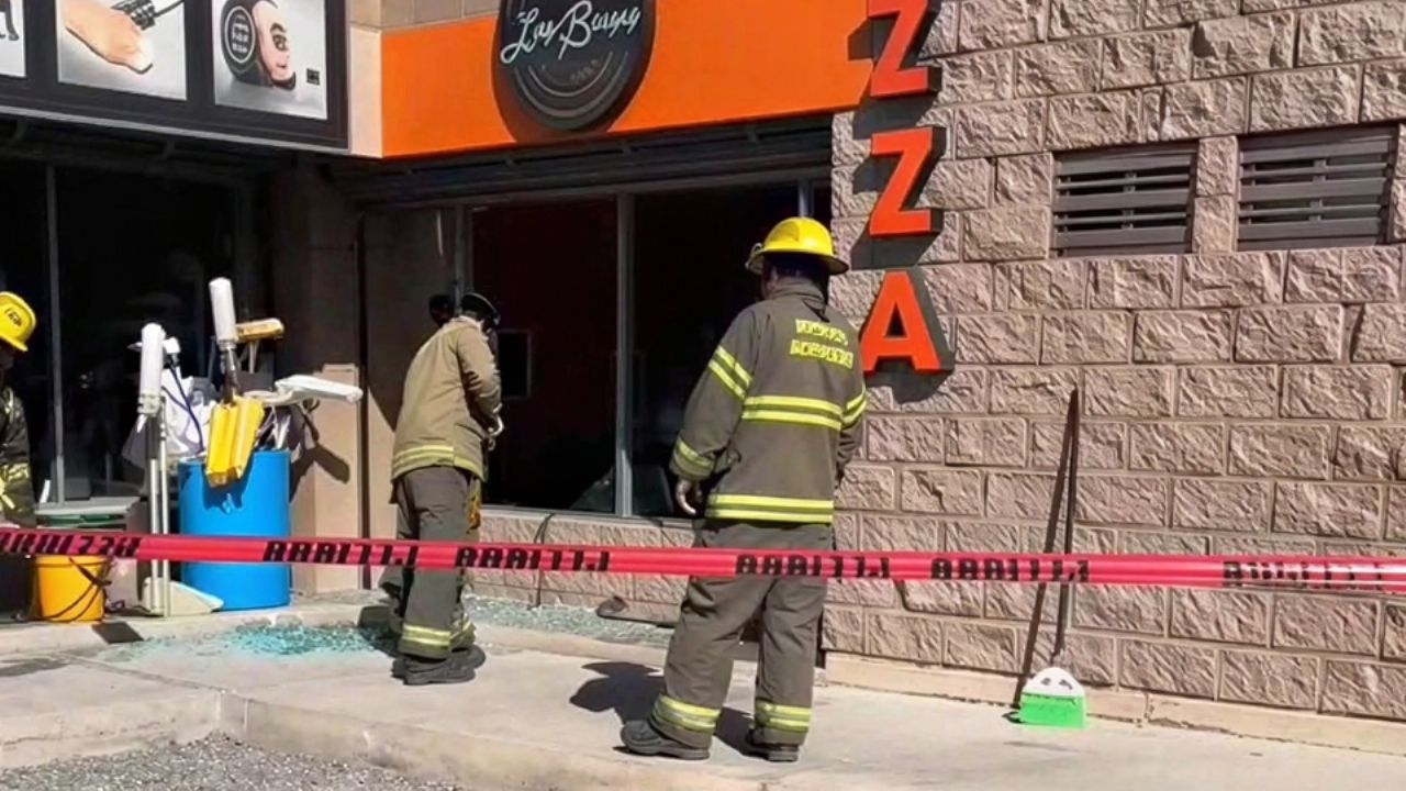Emergencia en Hermosillo: Se registra explosión dentro de pizzería al norte de la ciudad