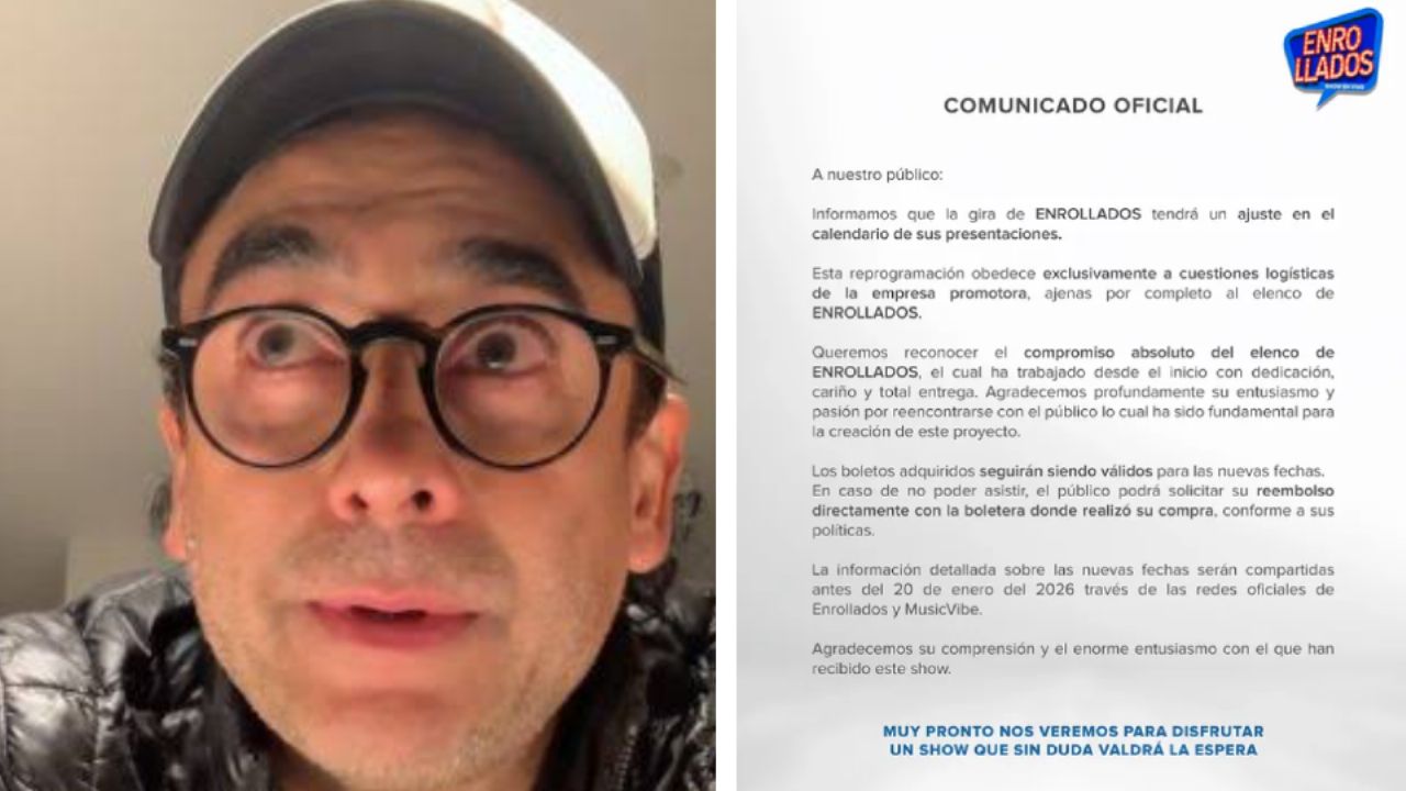 Posponen funciones de ‘Enrollados’ con Adal Ramones: ¿Qué pasará con el público que ya esperaba el show?