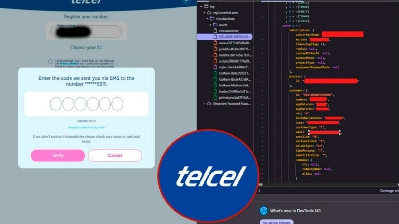 Telcel niega filtración de datos tras polémica por registro obligatorio de líneas móviles; esto se sabe