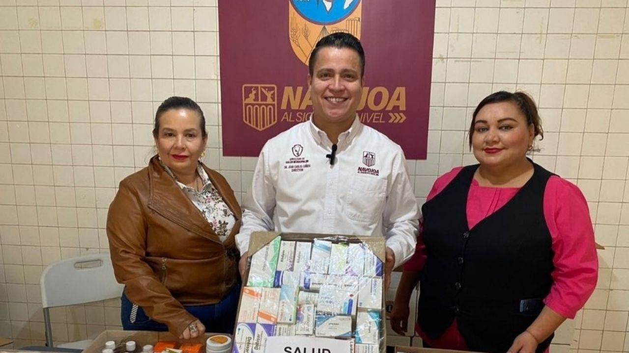 Salud Municipal entregará medicinas a las comisarías de Navojoa y población vulnerable