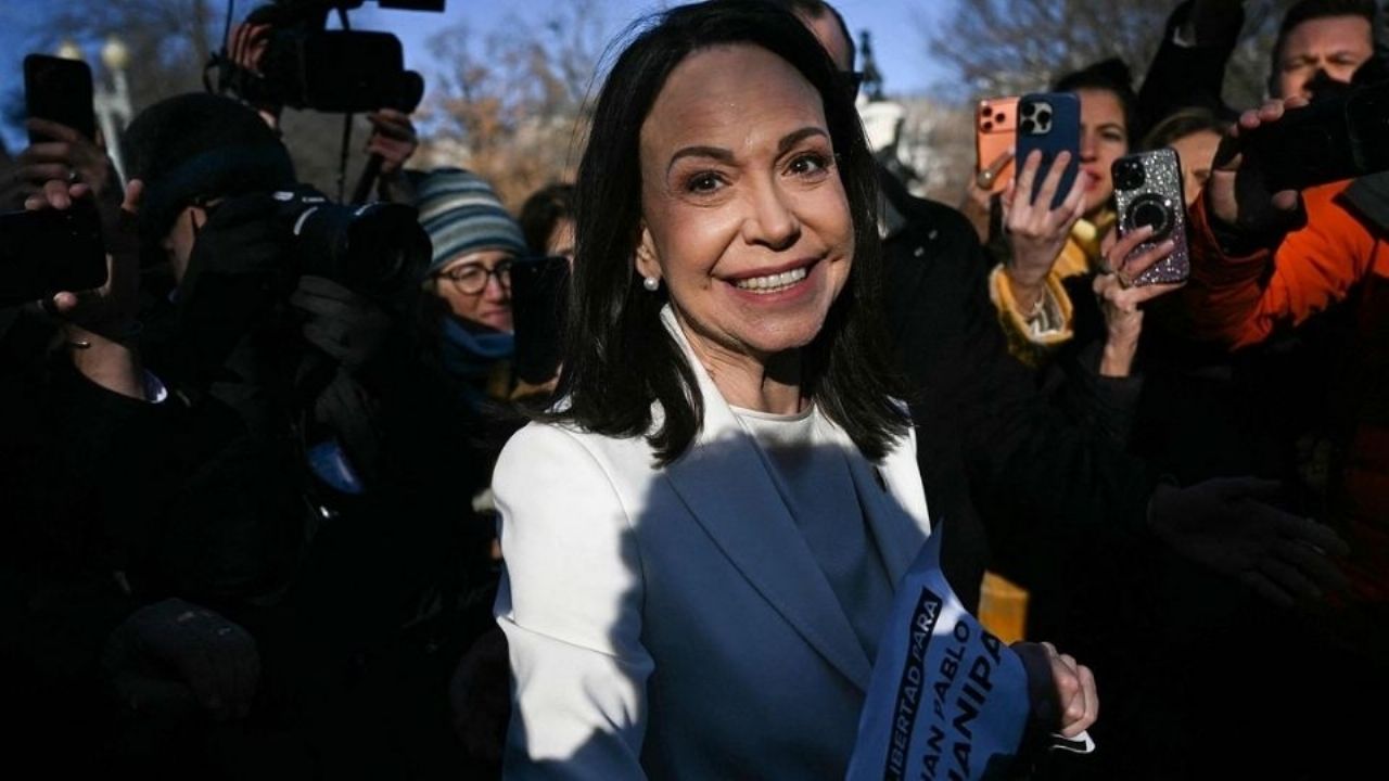 María Corina Machado califica de “excelente” su reunión con Trump en Washington