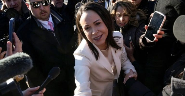 Trump se reúne con María Corina Machado en la Casa Blanca