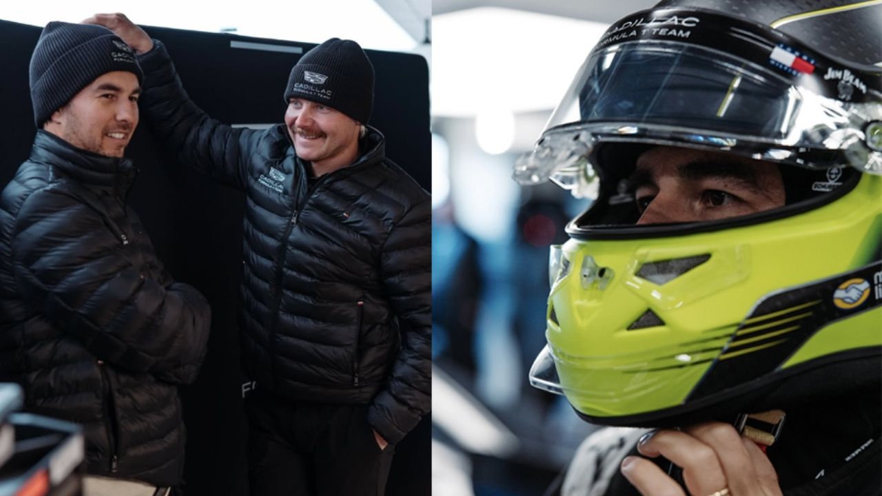 ‘Checo’ Pérez se ilusiona por el funcionamiento de Cadillac en las pruebas: “Esto es solo el comienzo”