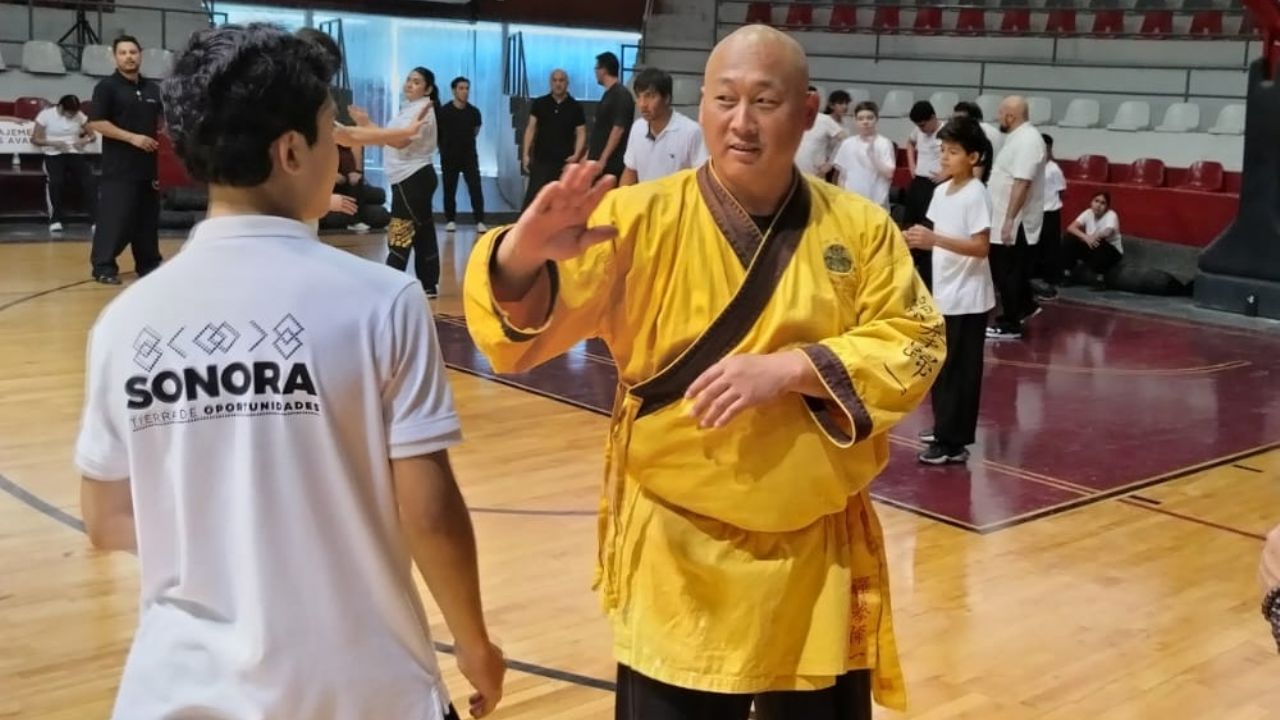 GM Shi Yanxu traslada la esencia del kung fu a Sonora: “No es en un entrenamiento, es un estilo de vida”