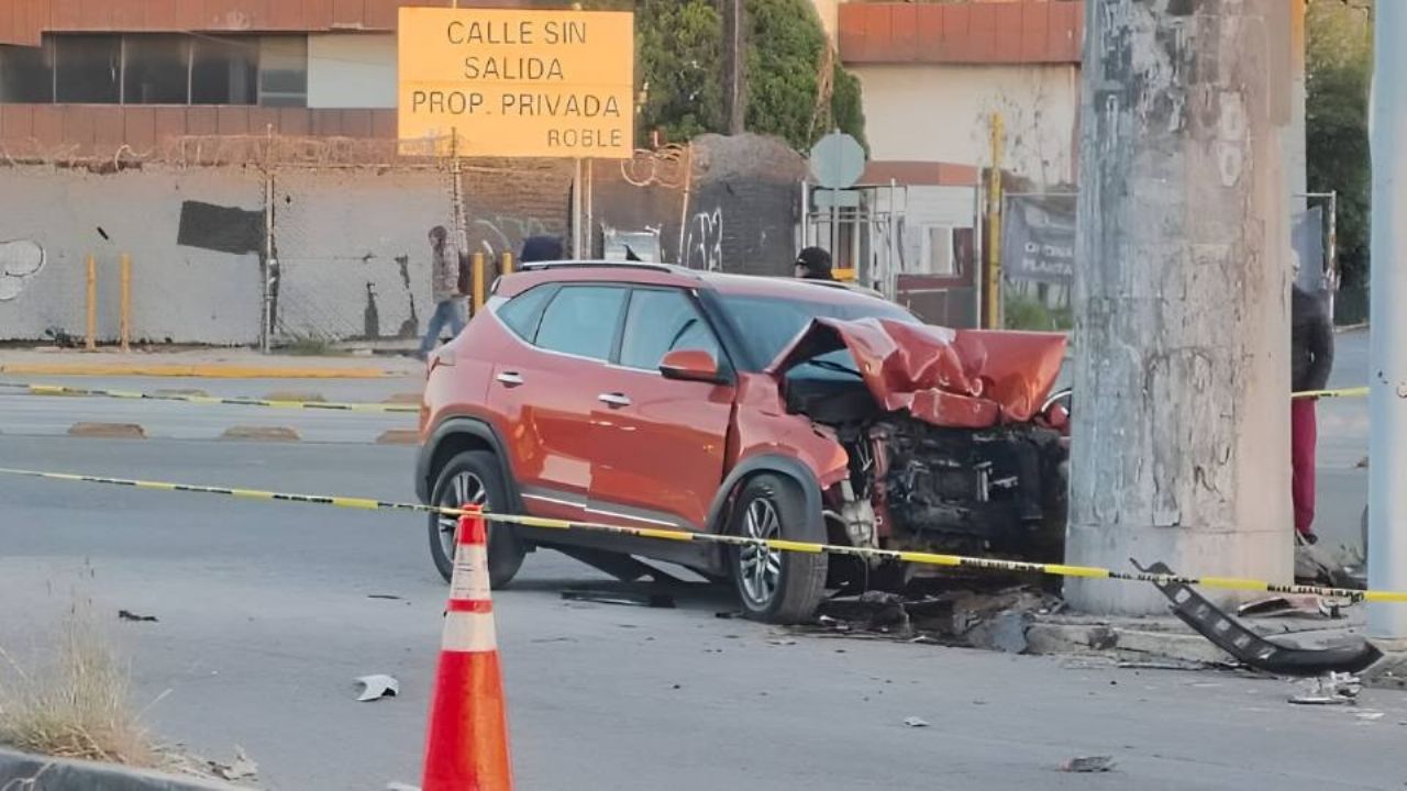 Noche de fiesta termina con joven muerto en Monterrey; se estrelló contra torre de alta tensión