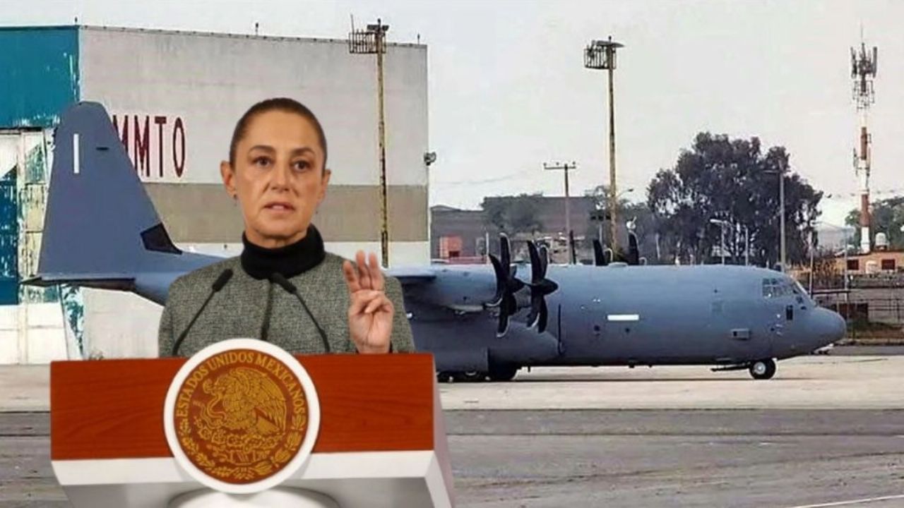 Explican el aterrizaje del avión militar de EU en Toluca y Sheinbaum defiende a hijo de AMLO: Esto y más en Top 3 México