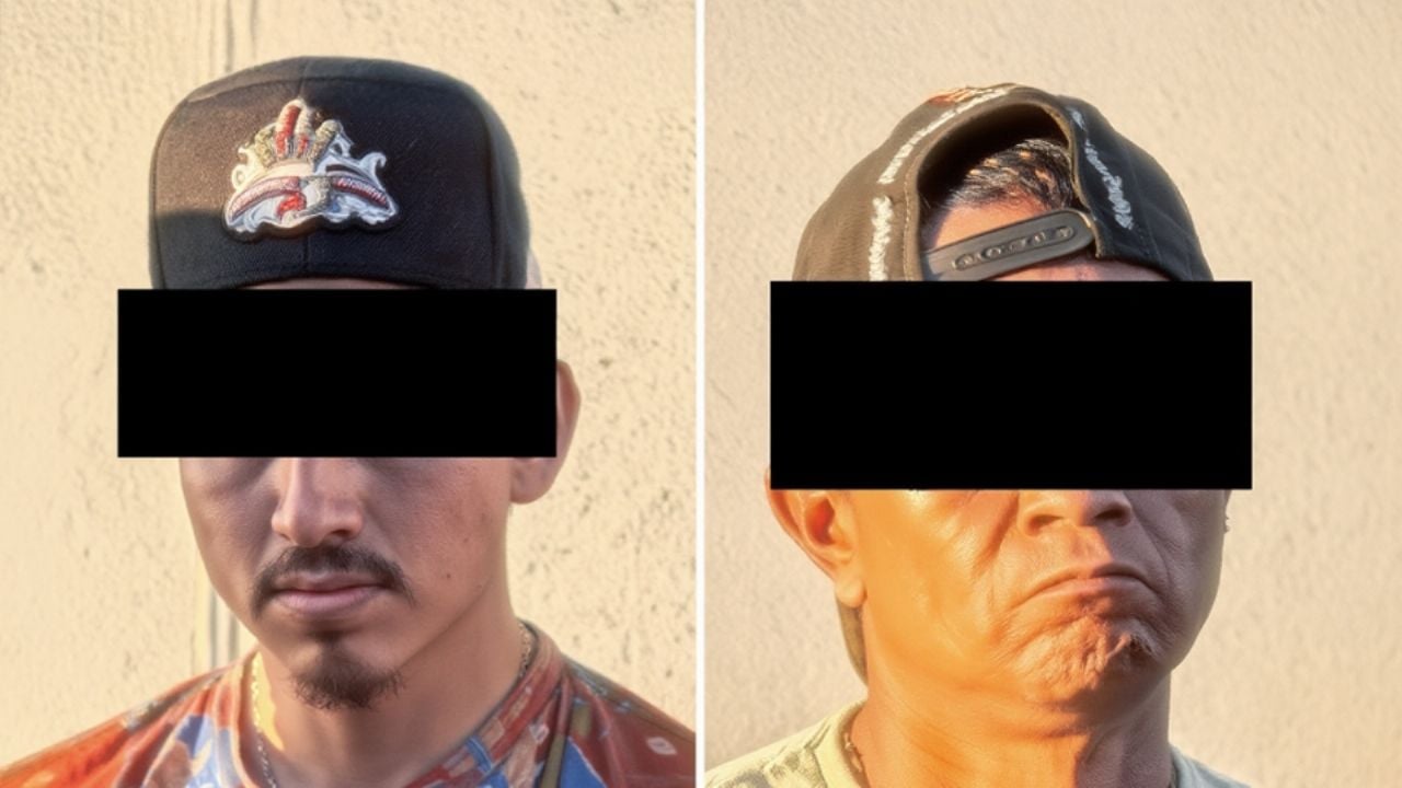 Capturan a dos sujetos armados en Hermosillo: llevaban fusil de asalto y 25 dosis de droga