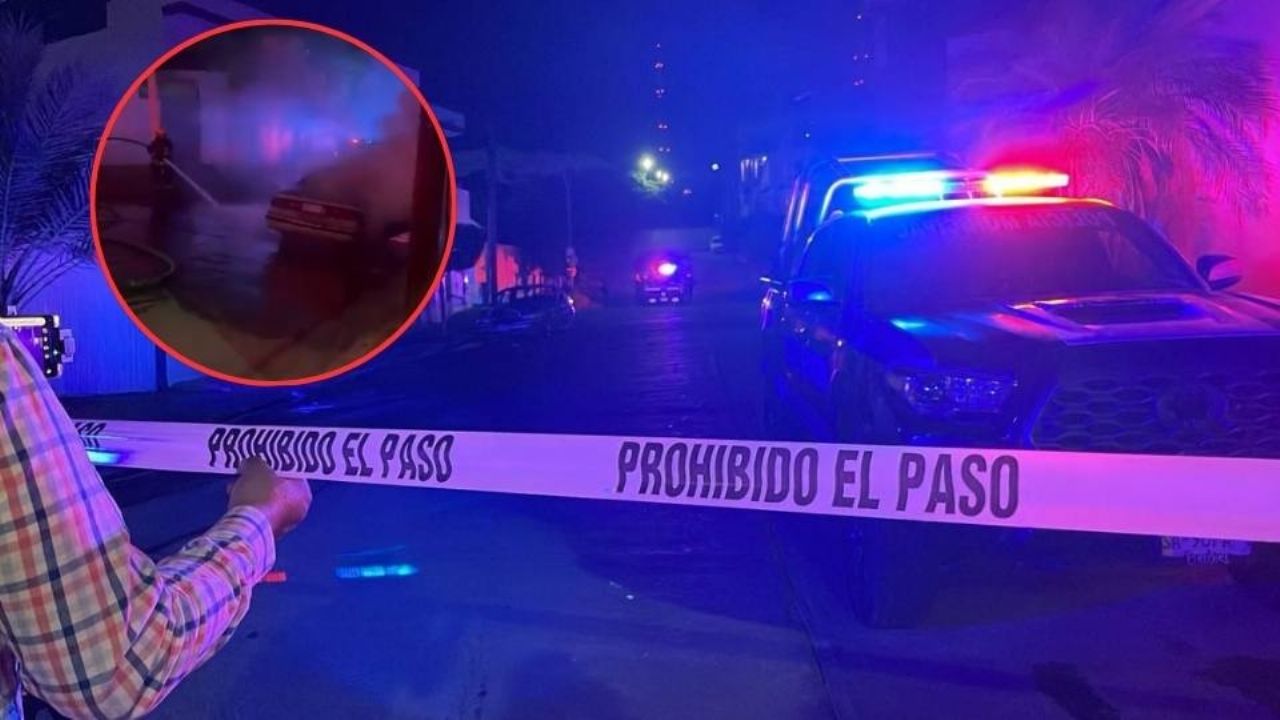 Hallan a dos personas ejecutadas en la cajuela de un vehículo incendiado al oriente de Culiacán