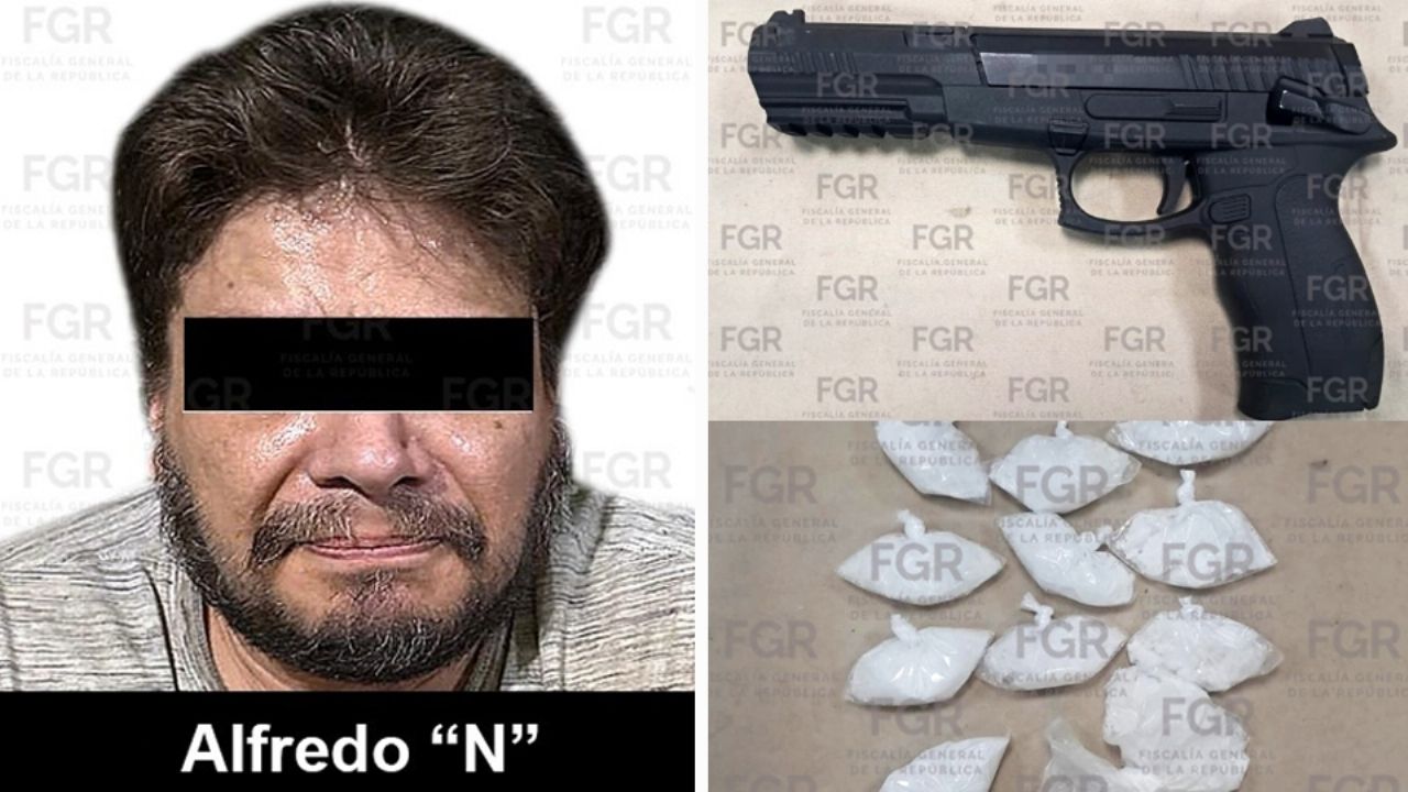 Capturado en Hermosillo: Alfredo tenía en su poder armamento, drogas y material infantil