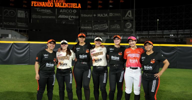 Naranjeros de Hermosillo Softbol presenta su vestimenta para la temporada 2026 de la LMS