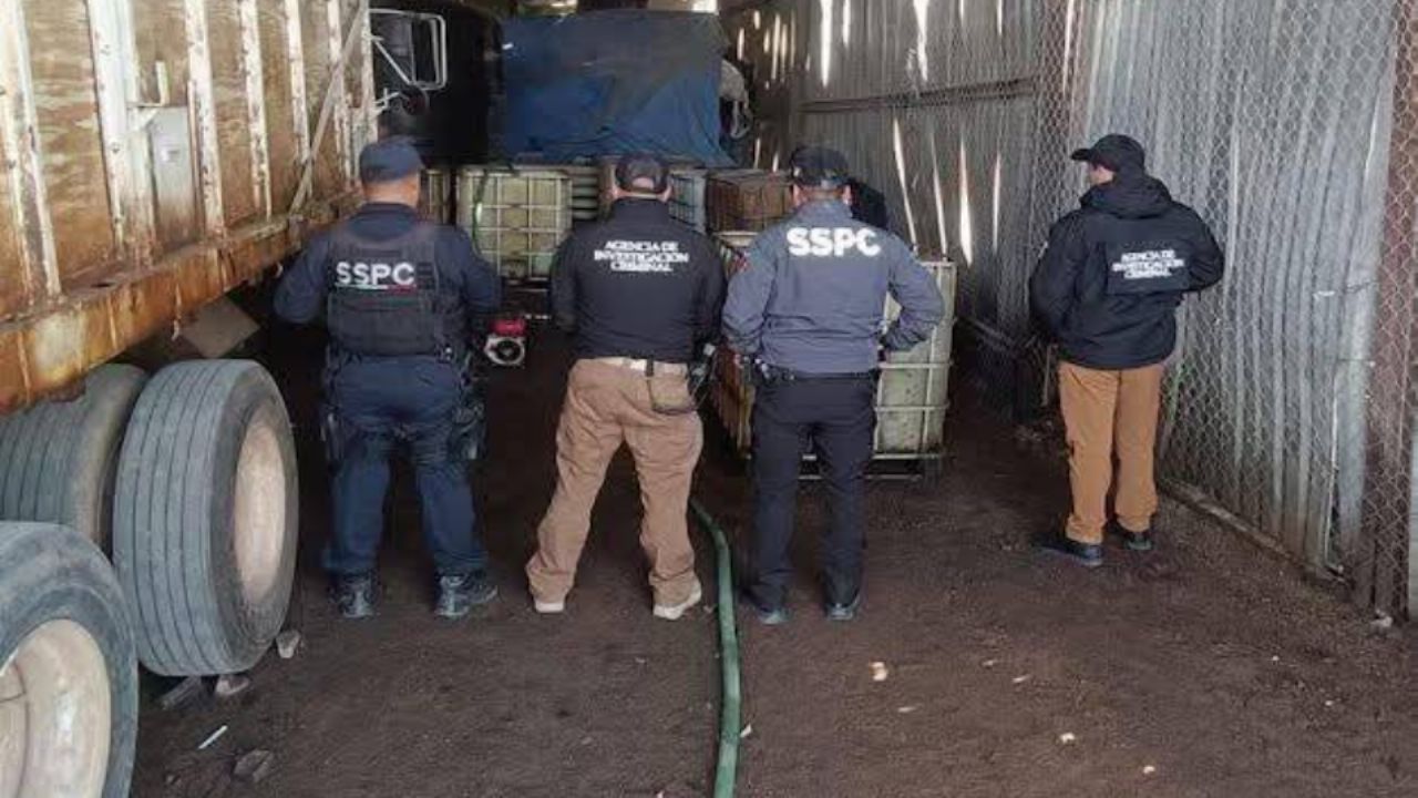 GOLPE al HUACHICOL en Sonora: Aseguran seis unidades y 15 mil litros de combustible en Nogales (FOTOS)