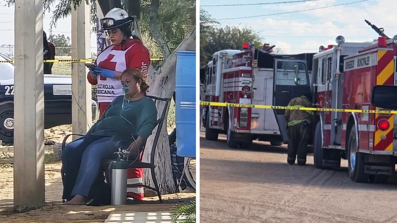 Tragedia al norte de Sonora: Mueren hermanos de 12 y 25 años tras fuerte incendio de vivienda