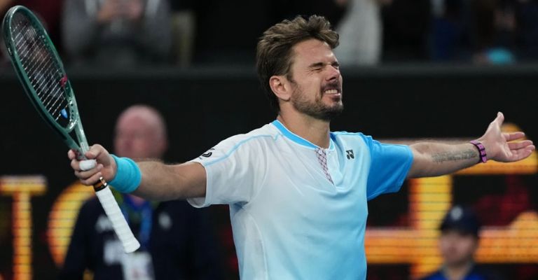 Wawrinka sigue dando batalla a sus más de 40 años