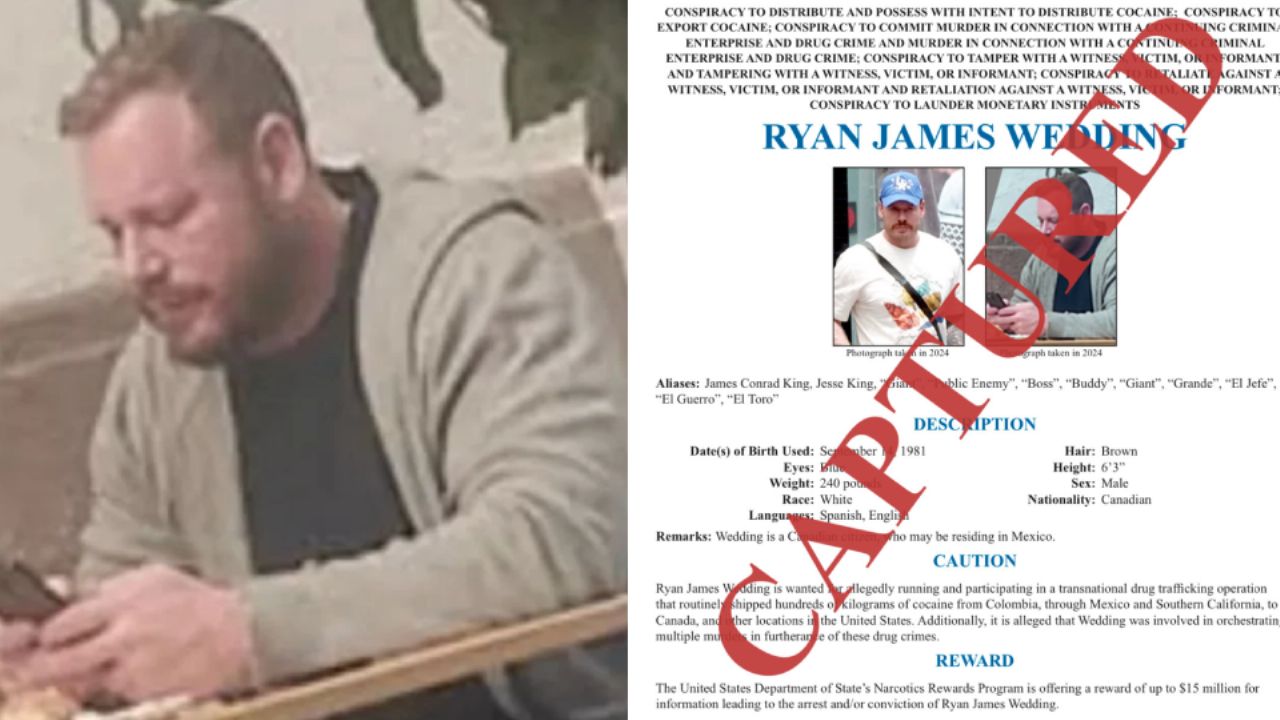 Ryan Wedding, uno de los más buscados por el FBI, se entregó en México; ligado al Cártel de Sinaloa
