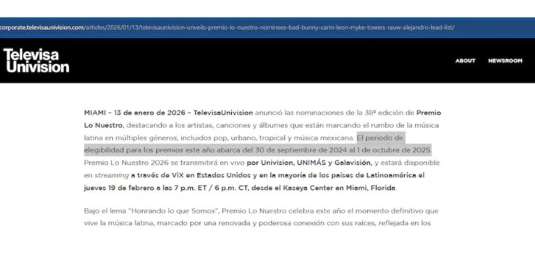 Ángela Aguilar perdería su nominación en los Premios lo Nuestro 2026 por fuerte motivo