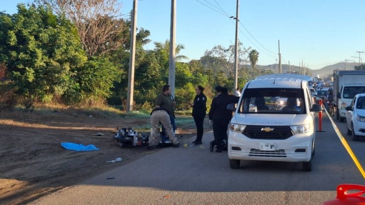Tragedia en Sinaloa: Motociclista muere tras ser atropellado por automóvil al norte de Mazatlán