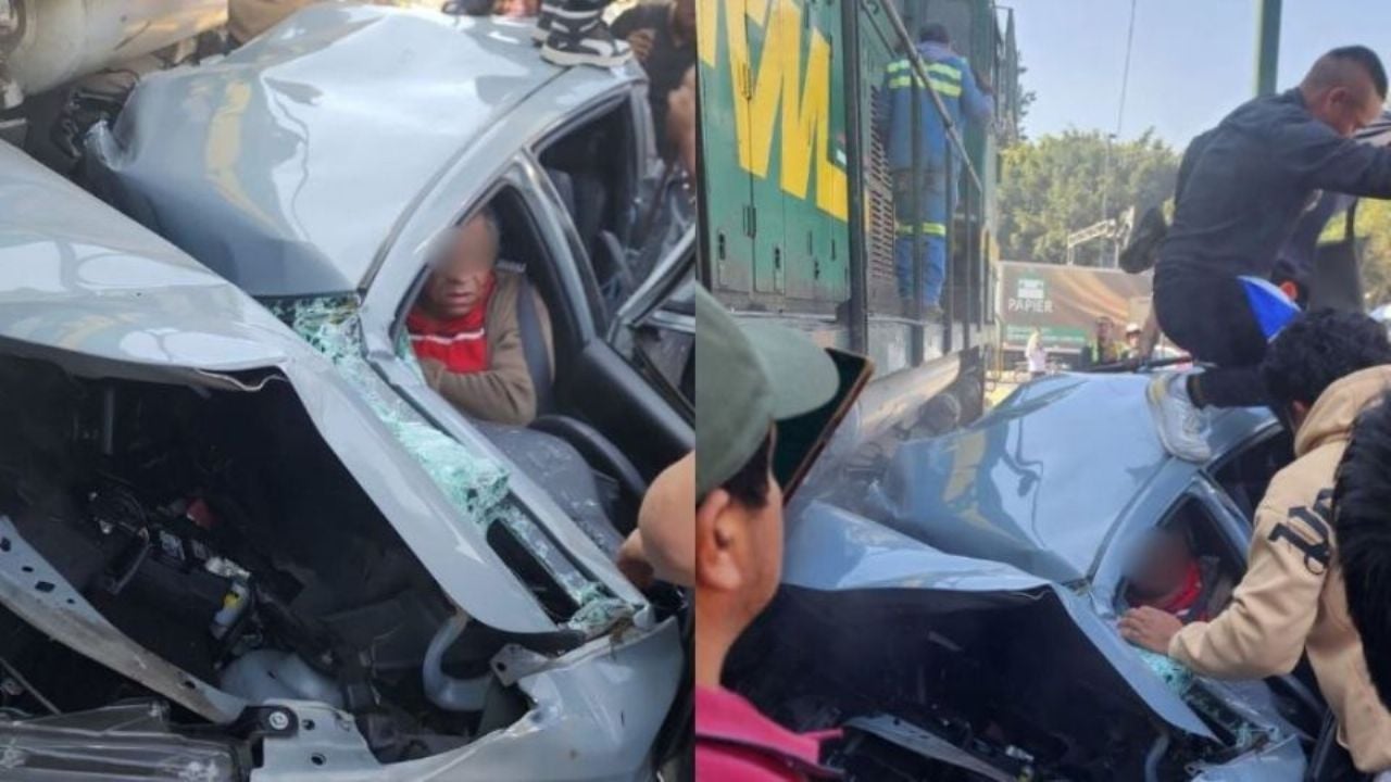 Hombre queda prensado tras ser arrastrado por un tren en Ferrocarril Hidalgo, al norte de la CDMX