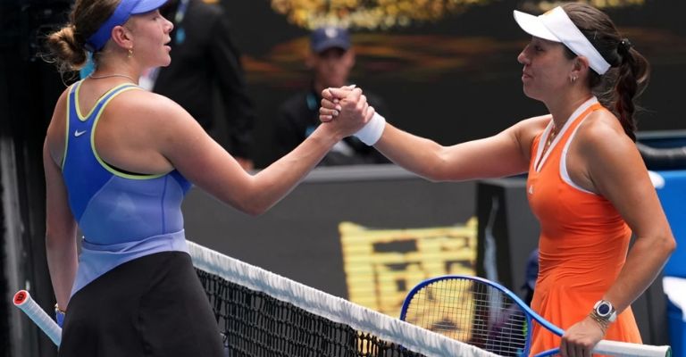 Anisimova reconoció la derrota ante Pegula