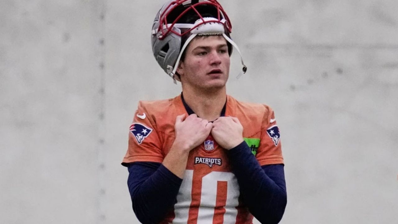 Se encienden las alertas en New England: Drake Maye se pierde entrenamiento por enfermedad