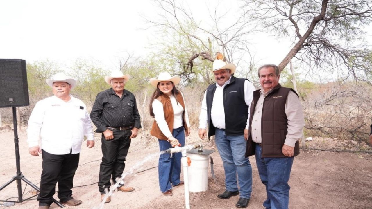 Gobierno de Sonora entrega obras en Rosario Tesopaco en beneficio de productores ganaderos