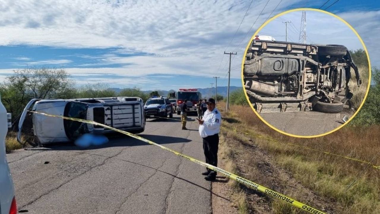 Tragedia en Sonora: Muere persona tras aparatoso accidente en el Valle de Guaymas–Empalme