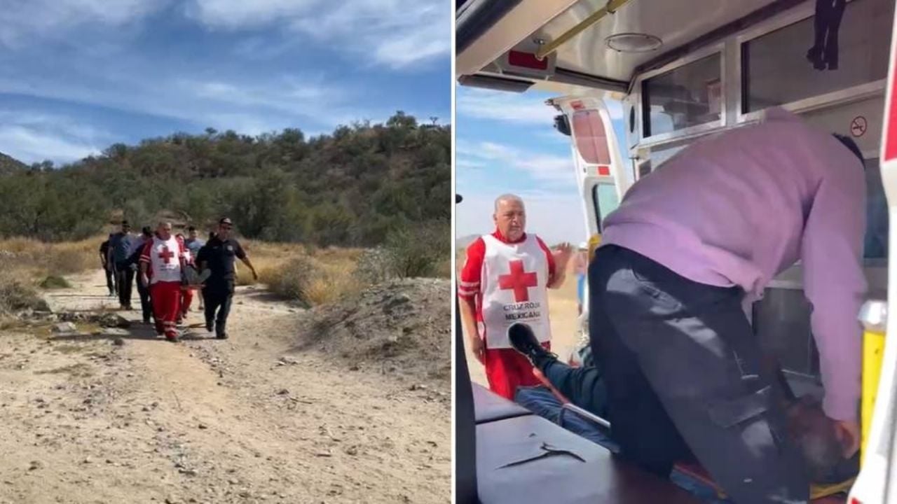 Se registra movilización al norte de Hermosillo para rescatar a senderista en Cerro del Bachoco