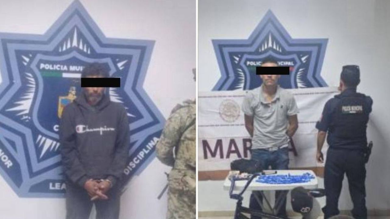 Arrestan a dos hombres con droga en Ciudad Obregón; aseguran dosis de mariguana y ‘crystal’