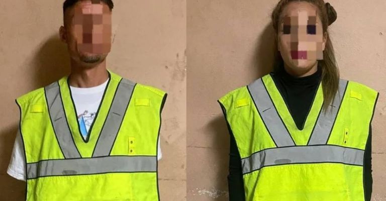 Detienen a pareja por presuntamente agredir a un menor en Gómez Palacio.