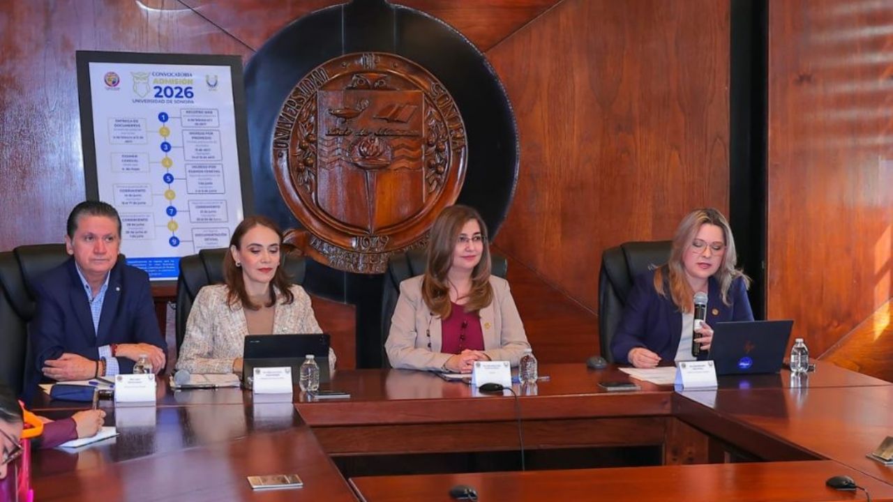 Universidad de Sonora presenta convocatoria de nuevo ingreso 2026; ofrece más de 9 mil espacios