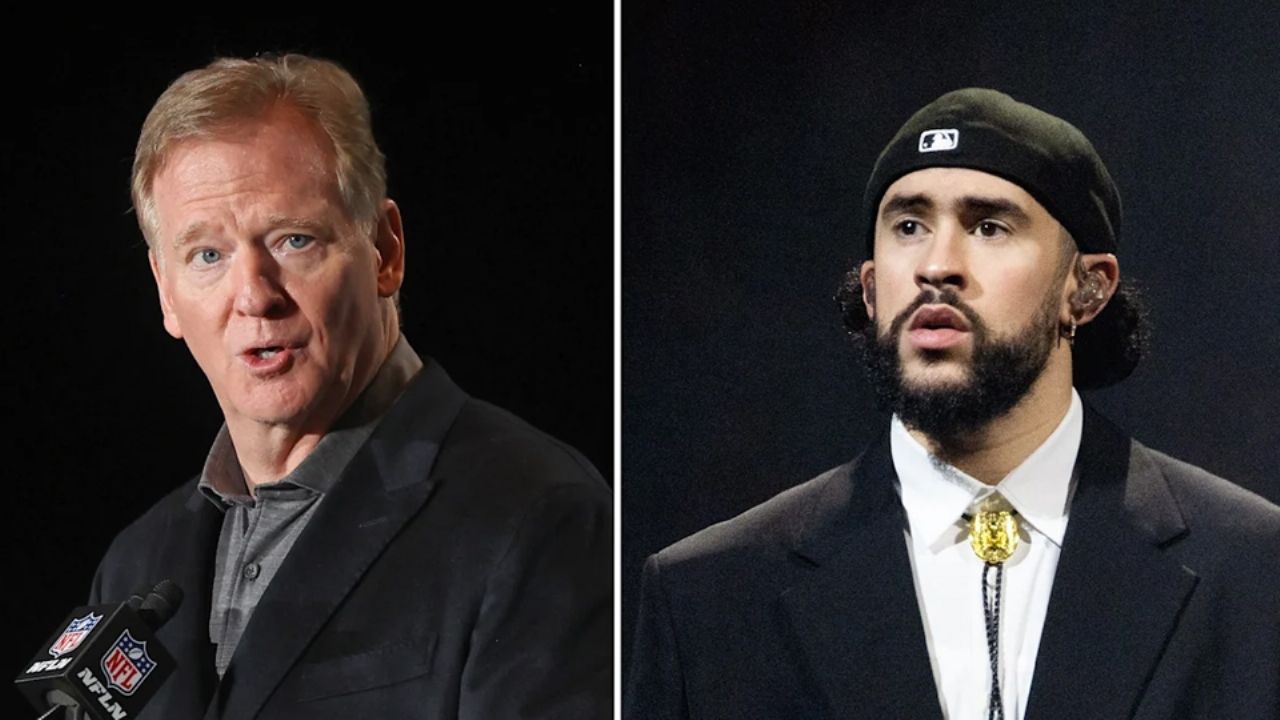 Comisionado de la NFL manda inesperado mensaje a Bad Bunny tras alzarse contra el ICE en los Grammy 2026